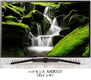 Amazon.co.jp: メディアカバーマーケット ハイセンス HJ43K3121 43